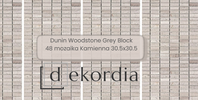 Dunin Woodstone Grey Block 48 mozaika Kamienna 30 5x30 5